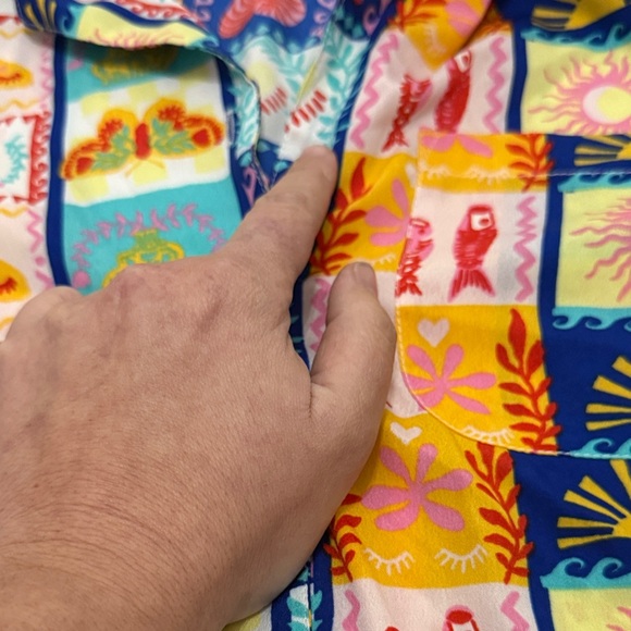 Cynthia Rowley Vibrant Patterned Pajama Set - Picture 3 of 4